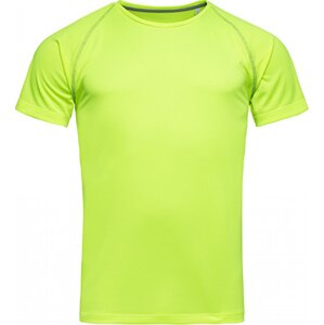 Stedman® Sportovní tričko ze síťovaného materiálu a s raglánovými rukávy Barva: Žlutá, Velikost: L S8030