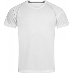 Stedman® Sportovní tričko ze síťovaného materiálu a s raglánovými rukávy Barva: Bílá, Velikost: L S8030