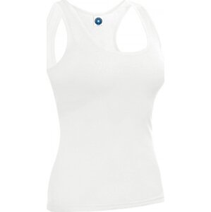 Starworld Základní dámské funkční tričko s vykrojenými zády Barva: Bílá, Velikost: L SW420