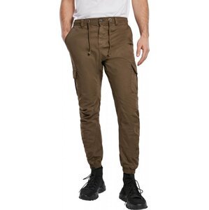 Pánské bavlněné kapsáčové kalhoty Urban Classics Barva: darkground, Velikost: XL