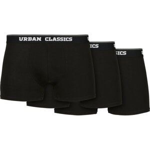 Boxerky Urban Classics z organické bavlny Barva: black+black+black, Velikost: L