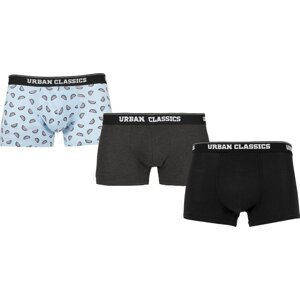 Slim fit boxerky Urban Classics s elastanem, 3 ks v balení Barva: boxerky-UC-5, Velikost: M