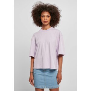 Organické oversize tričko Urban Classics se středně dlouhými rukávky Barva: liliová, Velikost: 3XL