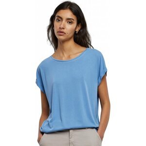 Volně střižené dlouhé dámské tričko Urban Classics z modalu Barva: Modrá, Velikost: 3XL