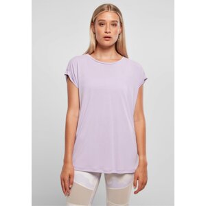 Volně střižené dlouhé dámské tričko Urban Classics z modalu Barva: liliová, Velikost: 3XL