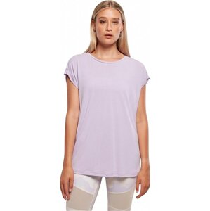 Volně střižené dlouhé dámské tričko Urban Classics z modalu Barva: liliová, Velikost: 5XL