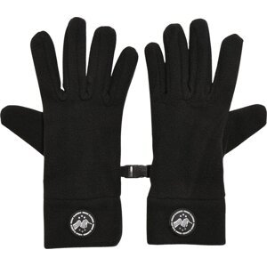 Fleecové prstové rukavice Urban Classics na zimní výlety Barva: Černá, Velikost: L/XL