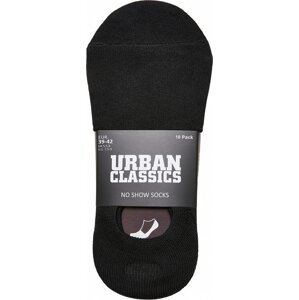 Urban Classics Neviditelné ponožky, 10 párů Barva: Černá, Velikost: 35-38