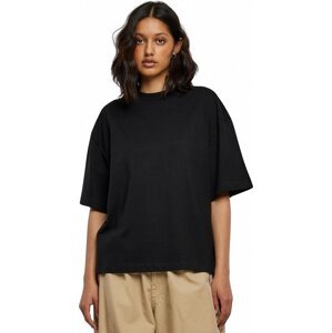 Urban Classics Oversize tričko s bočními rozparky a spadlými rameny, organická bavlna Barva: Černá, Velikost: 3XL