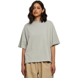 Urban Classics Oversize tričko s bočními rozparky a spadlými rameny, organická bavlna Barva: šedá světlá, Velikost: 3XL
