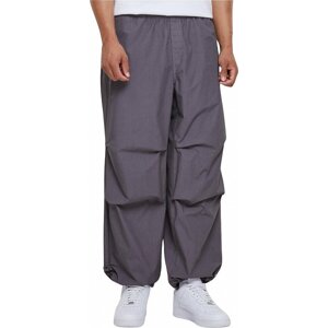 Urban Classics Široké pánské popelínové kalhoty Parachute Barva: modrošedá, Velikost: XL