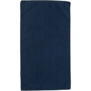 Towel City Rychleschnoucí lehký ručník pro hosty z mikrovlákna 30 x 50 cm Barva: modrá námořní, Velikost: 30 x 50 cm TC16