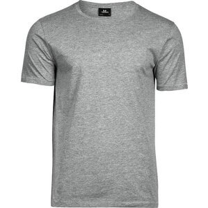 Organické slim-fit tričko Tee Jays na tělo 160 g/m Barva: šedá melír, Velikost: 3XL TJ5000