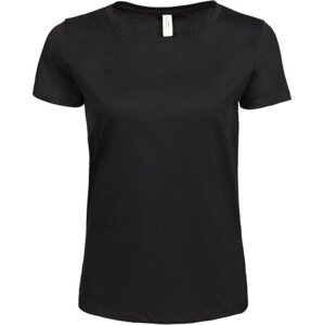Prémiové dámské bavlněné tričko Tee Jays v přiléhavém střihu Barva: Černá, Velikost: L TJ5001