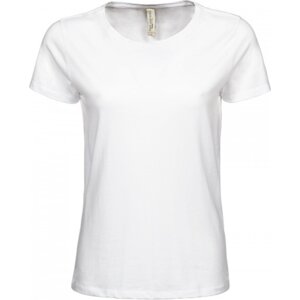 Prémiové dámské bavlněné tričko Tee Jays v přiléhavém střihu Barva: Bílá, Velikost: L TJ5001