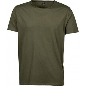 Tee Jays Volné tričko Raw s nezačištěnými lemy 160 g/m Barva: zelená olivová, Velikost: 3XL TJ5060