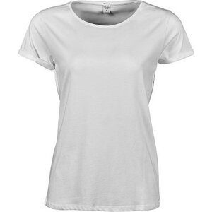 Tee Jays Volné dámské tričko s velkým výstřihem a se zahnutými rukávky Barva: Bílá, Velikost: M TJ5063