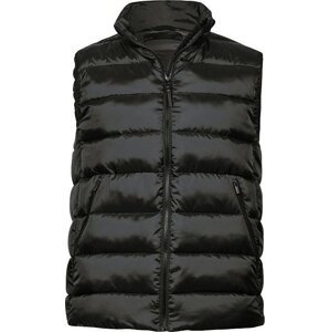 Tee Jays Lehká mírně zateplená pánská vesta z recyklovaného polyesteru Barva: Černá, Velikost: 3XL TJ9648