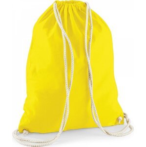 Westford Mill Gymnastický bavlněný vak na stahovací šňůrku 12 l Barva: Žlutá, Velikost: 37 x 46 cm WM110