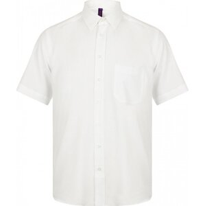 Rychleschnoucí pánská košile Henbury s vynikajícím odvodem vlhkosti Barva: Bílá, Velikost: 4XL W595