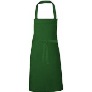 Link Kitchen Wear Středně dlouhá směsová zástěra na grilování Barva: Zelená lahvová, Velikost: 73 x 80 cm X993