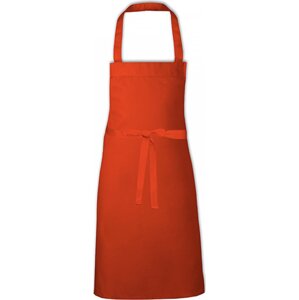 Link Kitchen Wear Středně dlouhá směsová zástěra na grilování Barva: oranžová (ca. Pantone 1655), Velikost: 73 x 80 cm X993