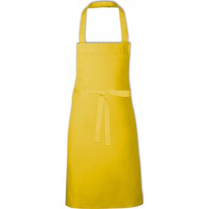 Link Kitchen Wear Středně dlouhá směsová zástěra na grilování Barva: Žlutá, Velikost: 73 x 80 cm X993