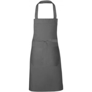 Link Kitchen Wear Hobby zástěra s přední kapsou Barva: šedá tmavá (ca. Pantone 431), Velikost: 80 x 73 cm X994
