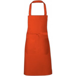 Link Kitchen Wear Hobby zástěra s přední kapsou Barva: oranžová (ca. Pantone 1655), Velikost: 80 x 73 cm X994