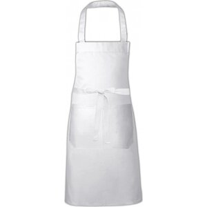 Link Kitchen Wear Hobby zástěra s přední kapsou Barva: Bílá, Velikost: 80 x 73 cm X994