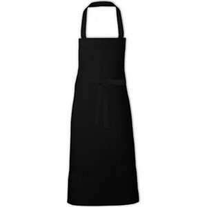 Link Kitchen Wear Extra široká klasická dlouhá zástěra na grilování Barva: Černá, Velikost: 90 x 90 cm X999