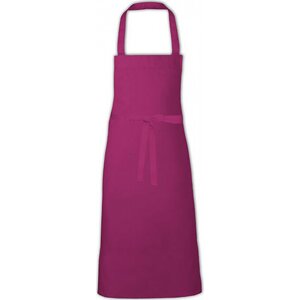 Link Kitchen Wear Extra široká klasická dlouhá zástěra na grilování Barva: Burgundy (ca. Pantone 216), Velikost: 90 x 90 cm X999