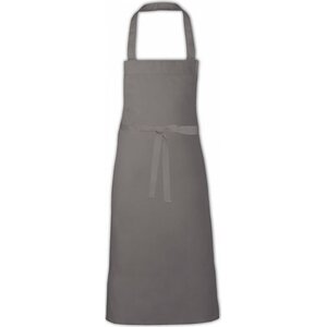 Link Kitchen Wear Extra široká klasická dlouhá zástěra na grilování Barva: Dark Grey (ca. Pantone 431), Velikost: 90 x 90 cm X999