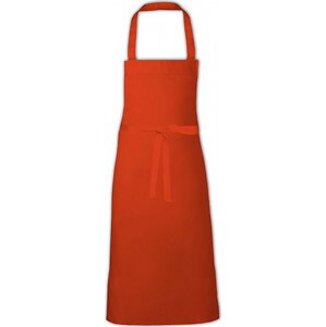 Link Kitchen Wear Extra široká klasická dlouhá zástěra na grilování Barva: Orange (ca. Pantone 1655), Velikost: 90 x 90 cm X999