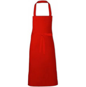 Link Kitchen Wear Extra široká klasická dlouhá zástěra na grilování Barva: Red (ca. Pantone 200), Velikost: 90 x 90 cm X999