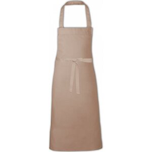 Link Kitchen Wear Extra široká klasická dlouhá zástěra na grilování Barva: Písková, Velikost: 90 x 90 cm X999
