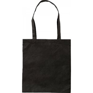 Printwear Odolná taška z polypropylenu s dlouhými uchy 70 cm Barva: Černá, Velikost: ca. 38 x 42 cm XT015