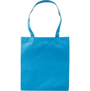 Printwear Odolná taška z polypropylenu s dlouhými uchy 70 cm Barva: modrá azurová, Velikost: ca. 38 x 42 cm XT015