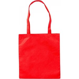 Printwear Odolná taška z polypropylenu s dlouhými uchy 70 cm Barva: Červená, Velikost: ca. 38 x 42 cm XT015