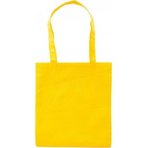 Printwear Odolná taška z polypropylenu s dlouhými uchy 70 cm Barva: Žlutá, Velikost: ca. 38 x 42 cm XT015