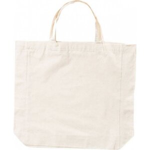 Pevná bavlněná nákupní eko taška Printwear 15 l Barva: Přírodní, Velikost: 38 x 42 x 10 cm XT90