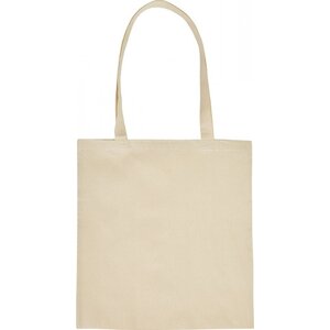 Printwear Bavlněná nákupní taška s dlouhými uchy Barva: Přírodní, Velikost: ca. 38 x 42 cm XT903