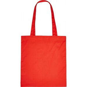 Printwear Bavlněná nákupní taška s dlouhými uchy Barva: Red (ca. Pantone 186C), Velikost: ca. 38 x 42 cm XT903