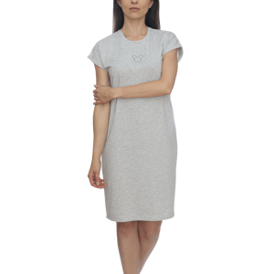 Slippsy Mouse T- Dress Light gray /L