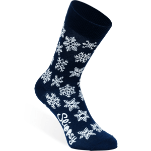 Slippsy Blue Snowflake socks/39-42